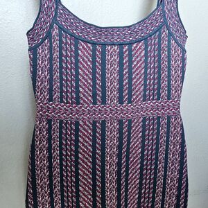 BCBGMaxAzria Pink and Black Mini Dress